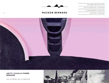 Tablet Screenshot of fonds-maisonbernard.com